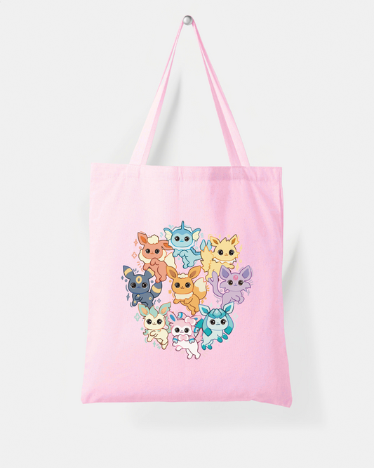 Eeveelution Montage Pink • [TOTE BAG]