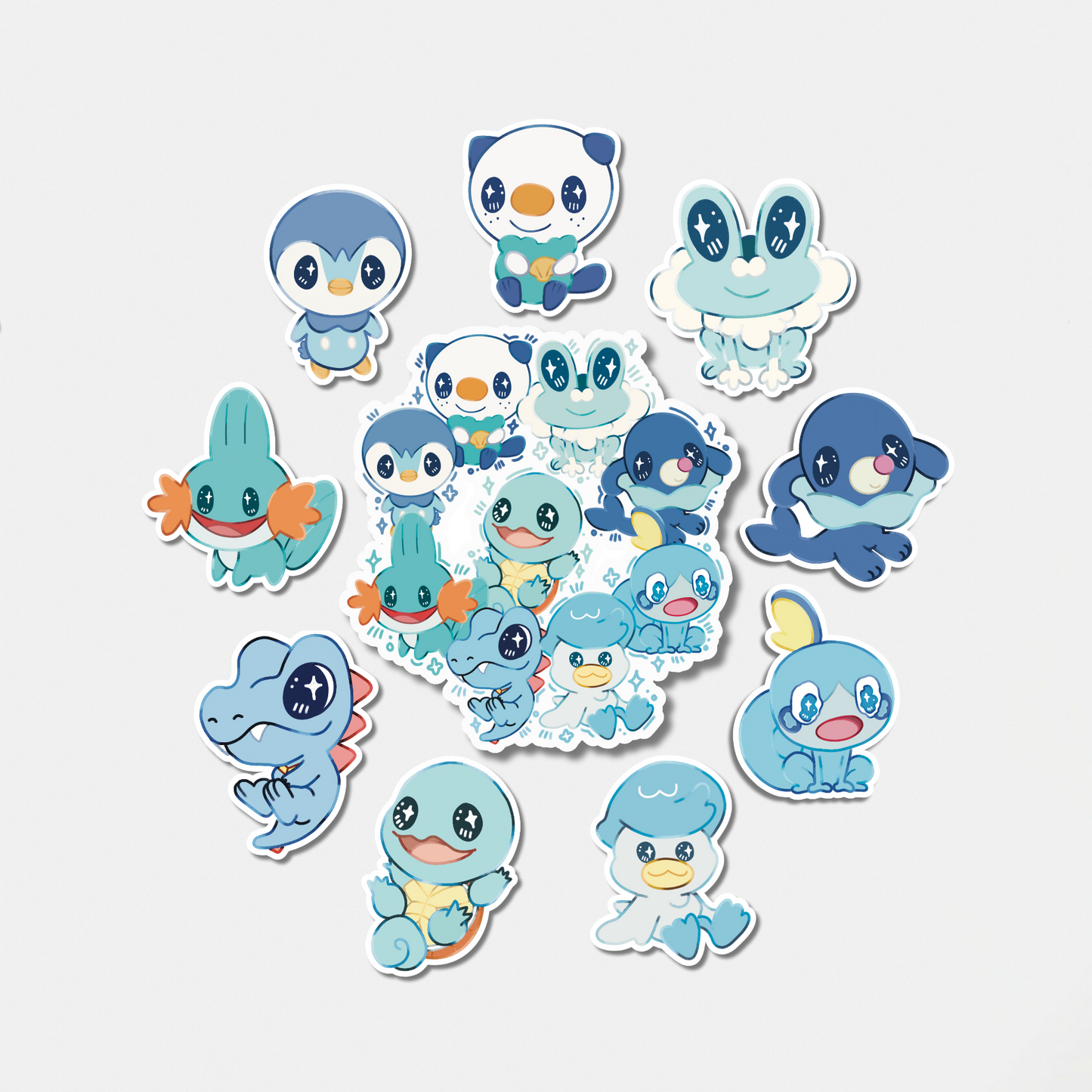 Water Starters - Stickers