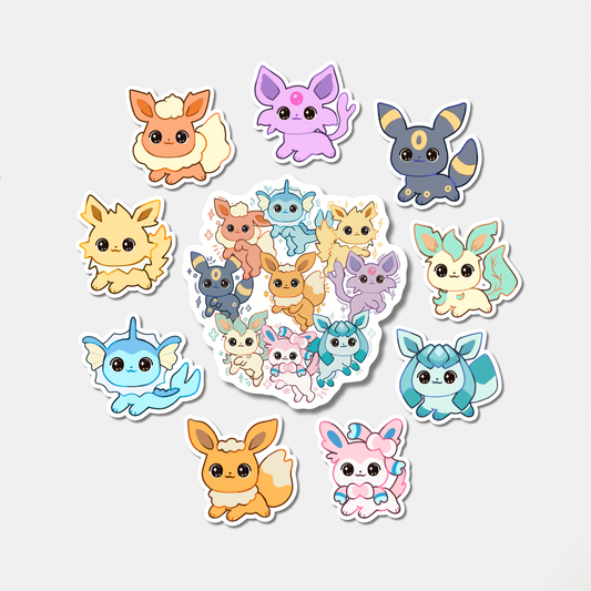 Eeveelutions - Stickers