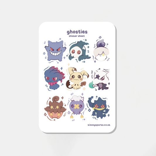 Ghostie Sticker Sheet