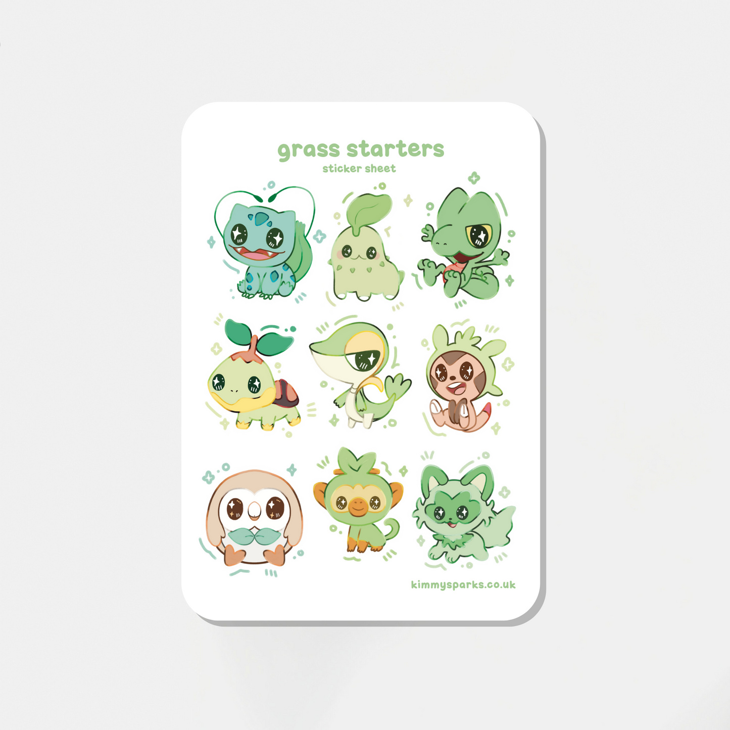 Grass Sticker Sheet