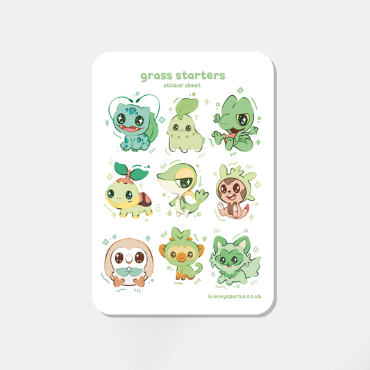 Grass Sticker Sheet