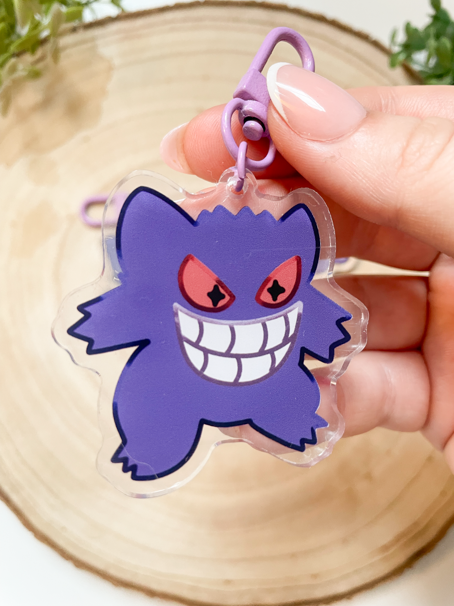 Gastly, Haunter & Gengar • [Keychain]