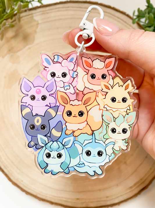 Colour Wheel Eeveelution •  [Keychain]