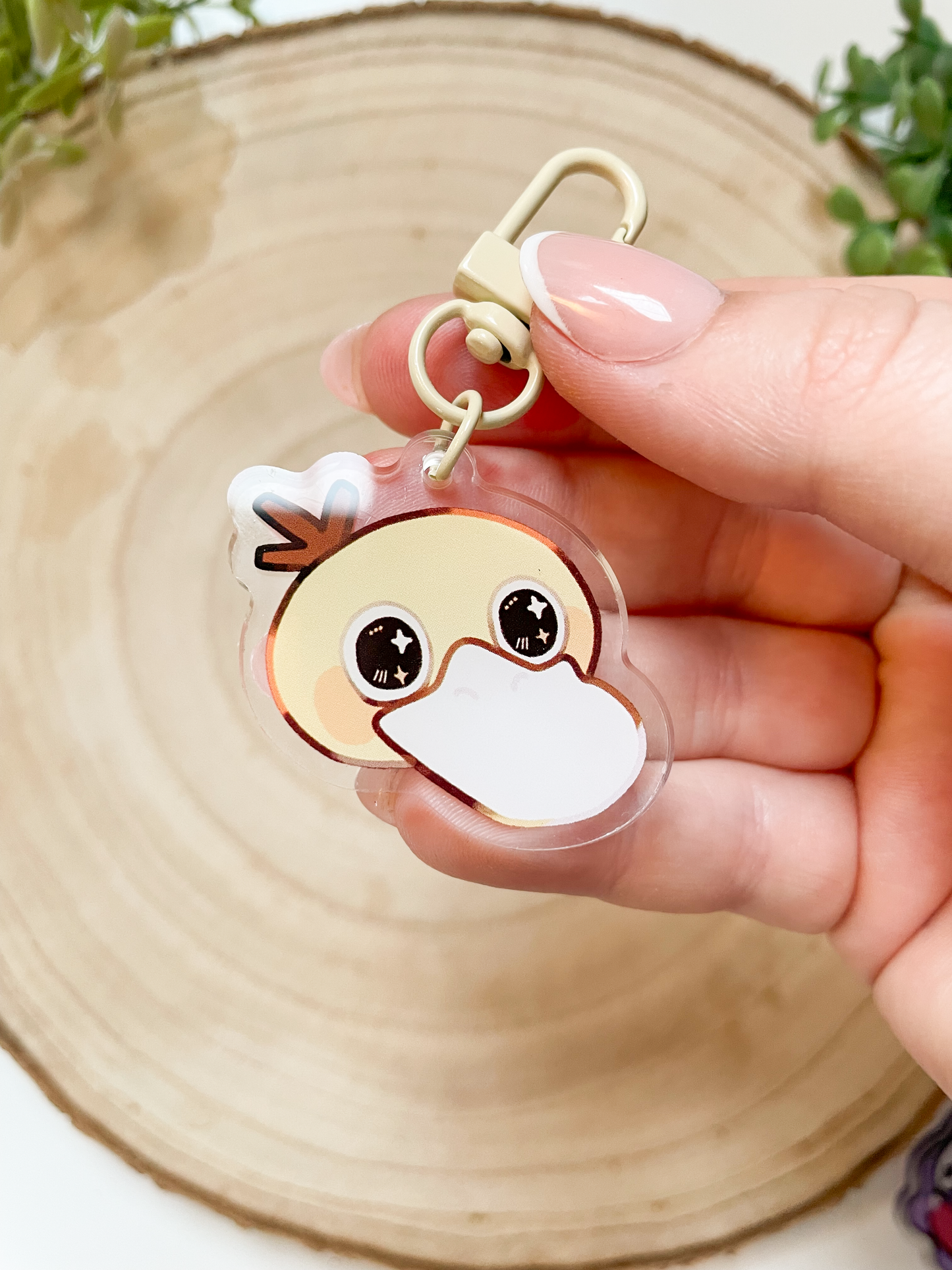 Psyduck Face • [Keychain]