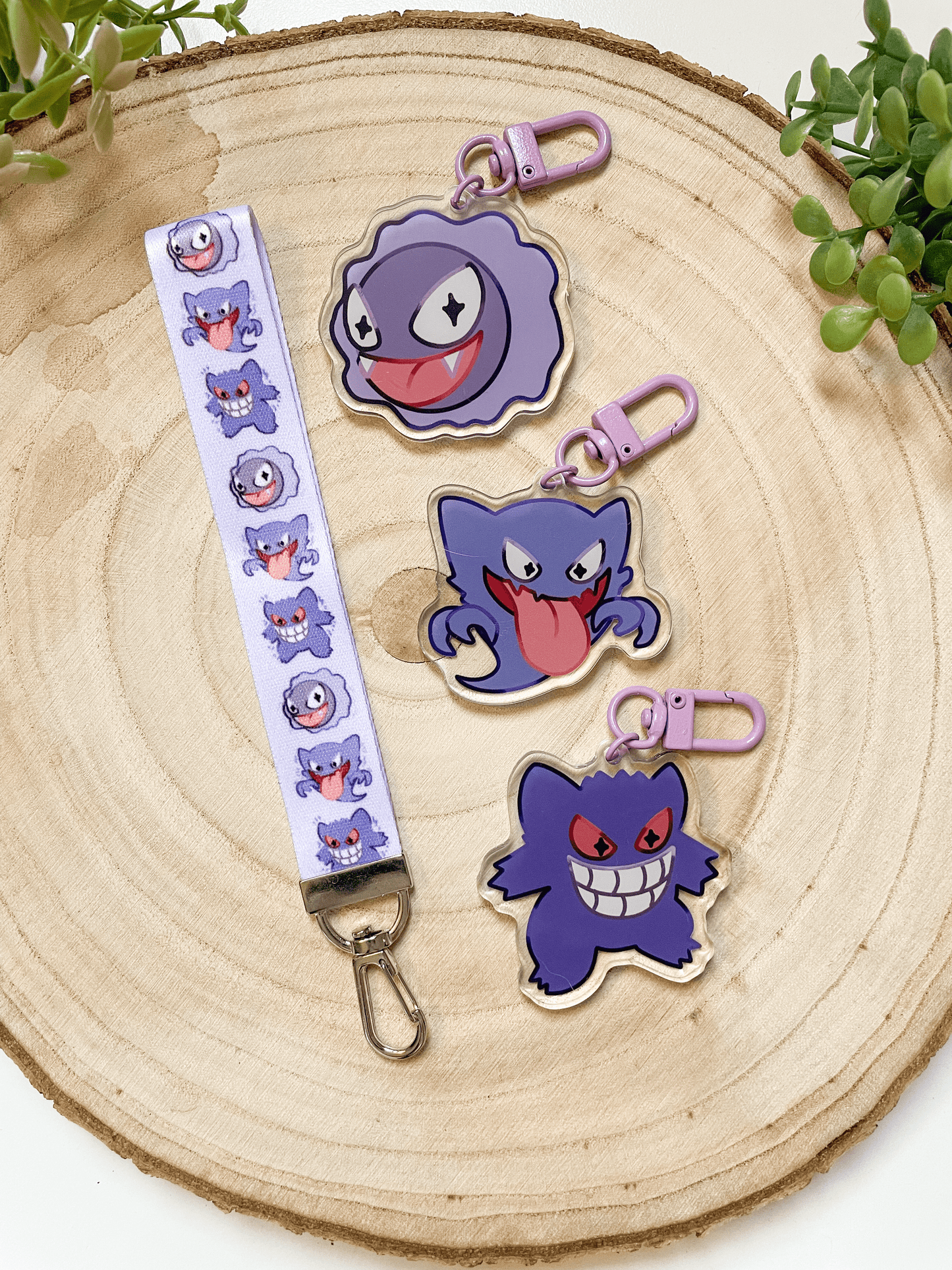 Gengar Line • [KEYCHAIN & LANYARD]