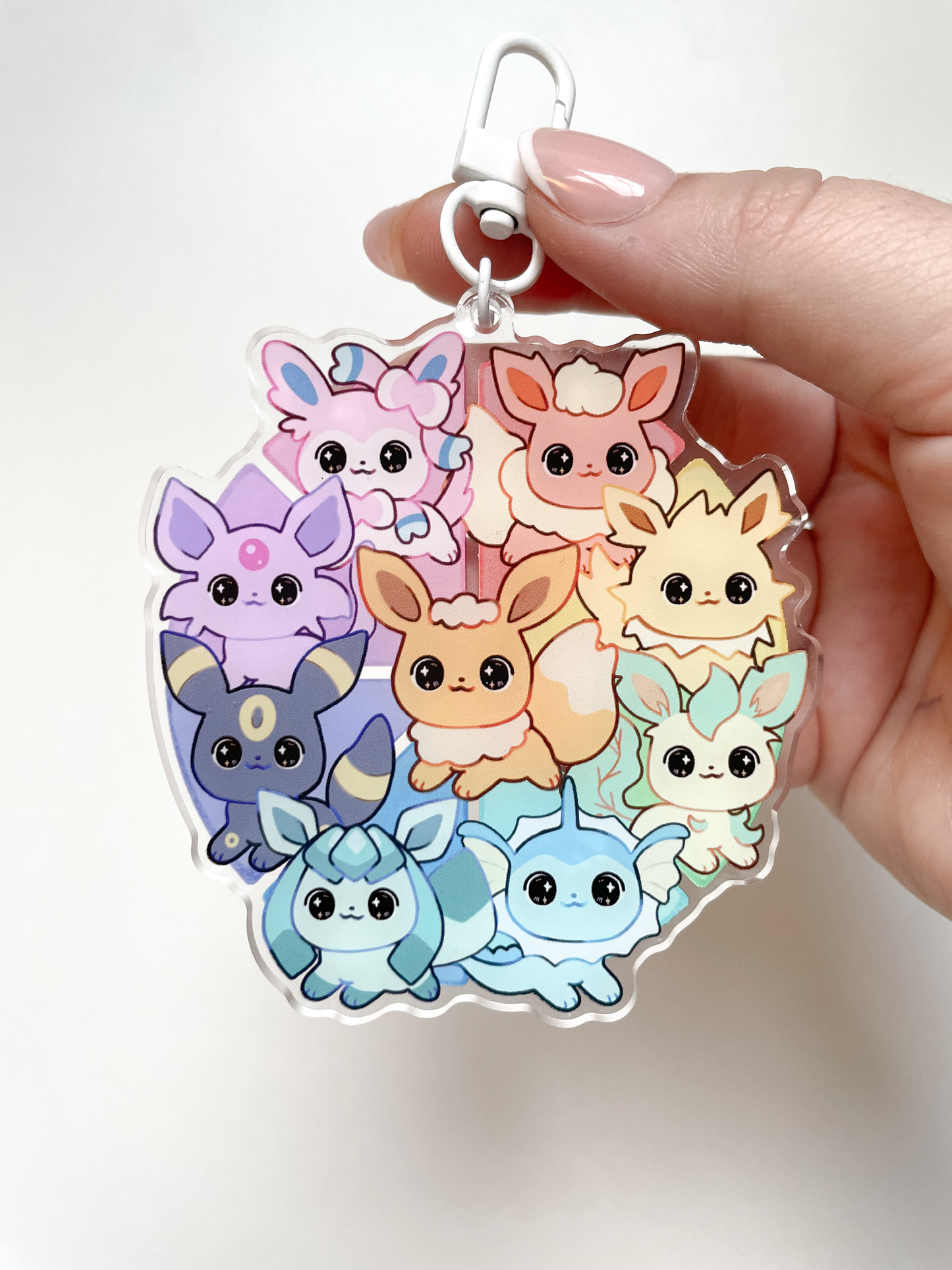 Colour Wheel Eeveelution •  [Keychain]