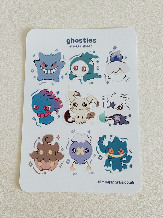 Ghostie Sticker Sheet