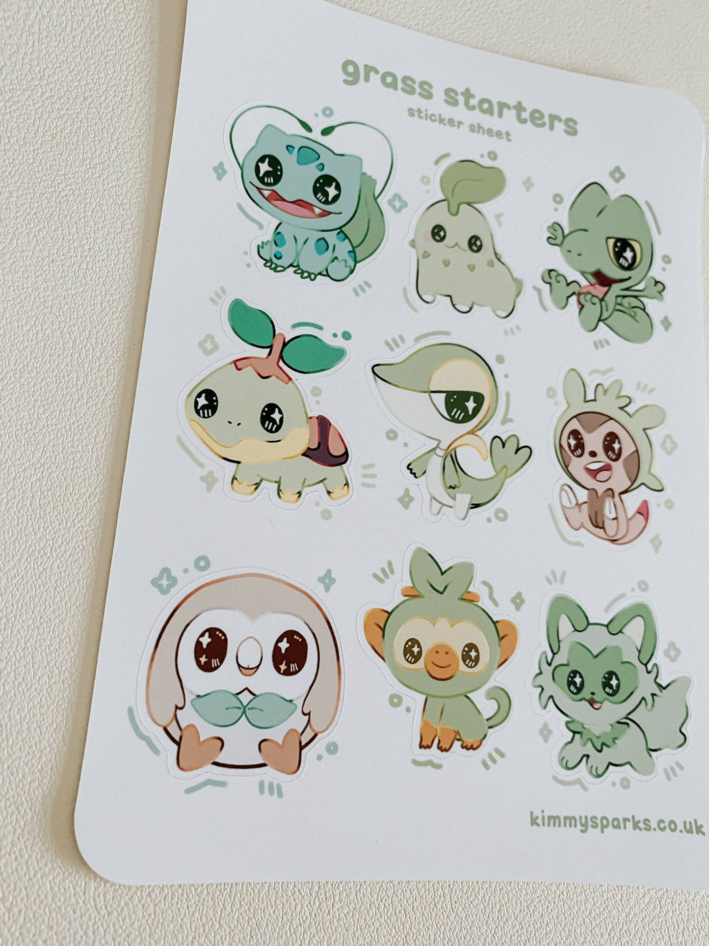 Grass Sticker Sheet