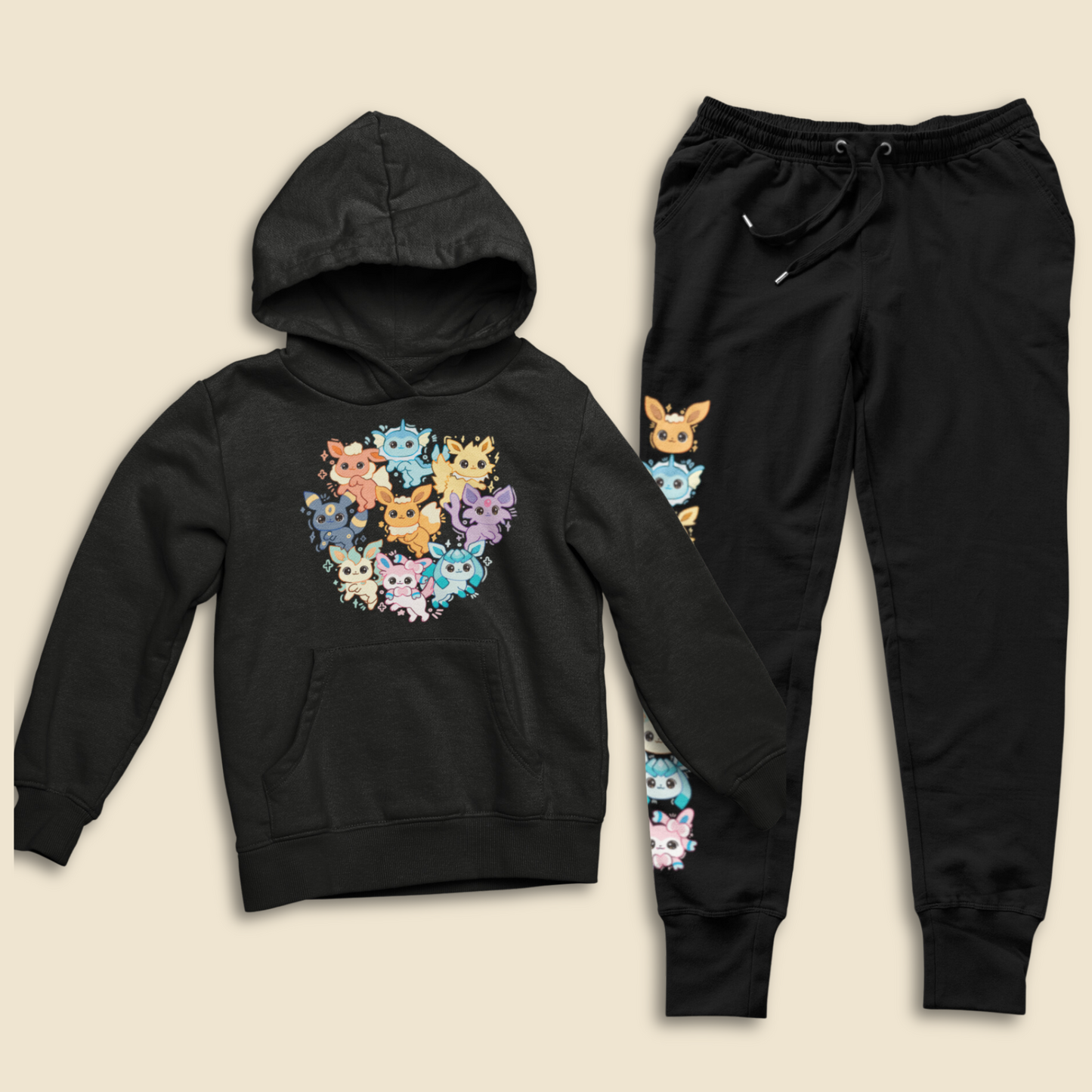 Eeveelution •  [HOODIE & JOGGER SET]