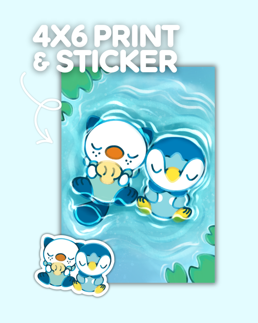 [4x6 print with free sticker!]