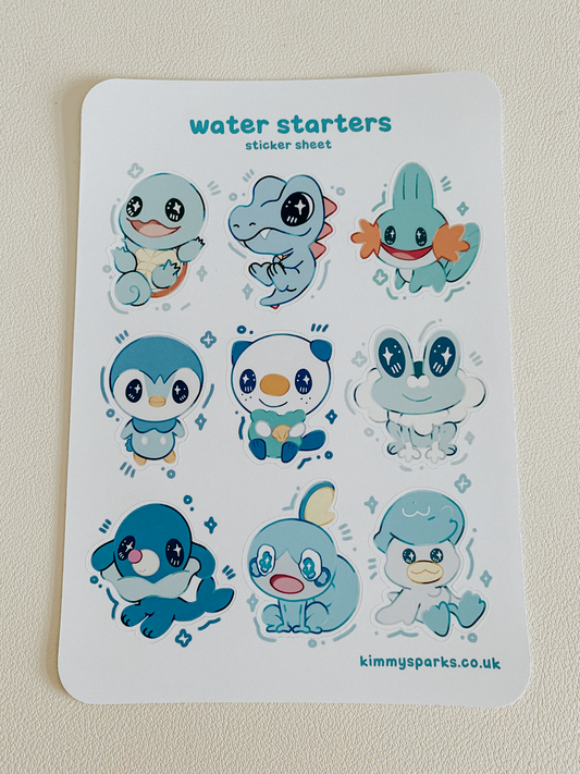 Water Sticker Sheet